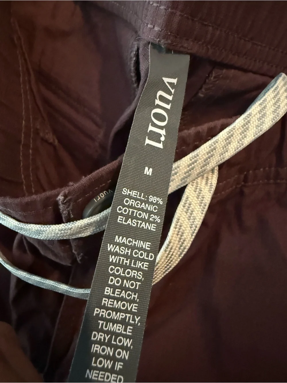 VUORI Ripstop Pant Medium Organic Cotton Hiking Climbing